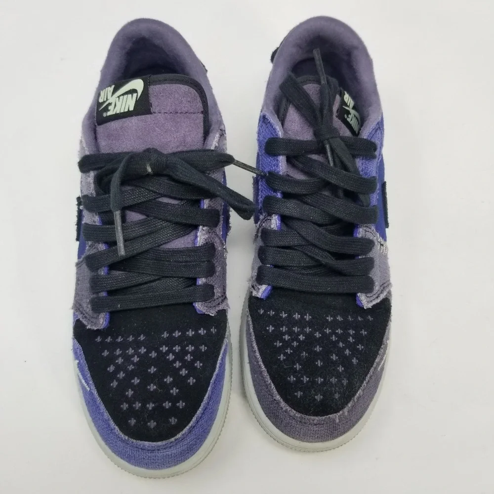 Size 5Y Nike Air Jordan 1 Low VooDoo Zion Williams PURPLE BLACK IH2725-500